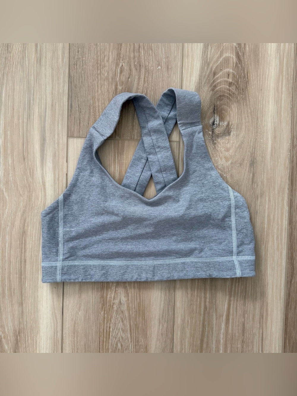 lululemon gray sports bra